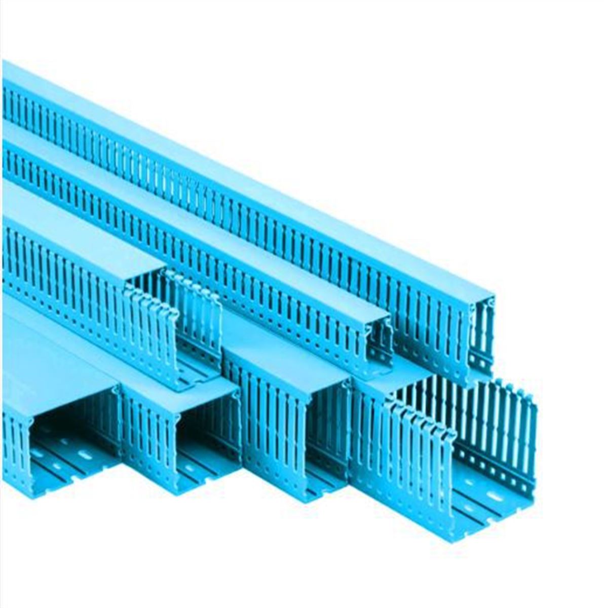 25X60 KABLO KAN.(DELİKLİ)(MAVİ)(1M) 1